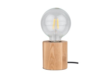 Lampe de Table en Bois de Chêne Huilé ,1xE27 Max.25W,MINNIE,7690174