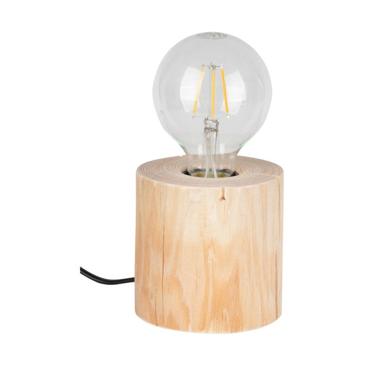 Lampe de Table en Bois de Pin Naturel ,1xE27 Max.25W,TRABO TABLE,76911150 Lampe de Table en Bois de Pin Naturel ,1xE27 Max.25W,TRABO TABLE,76911150
