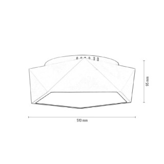 Plafonnier en Métal Blanc, Incl. LED Intégrée 24W,ARCA,1193102