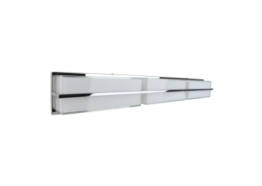 Applique en Métal Chromé et Verre Blanc , Incl. LED Intégrée 30W,SALLY,3471128