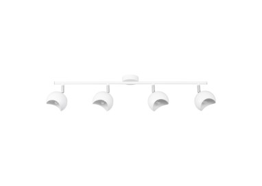Spot de Rail Crèche, 4 ampoules, G9, Chrome/Blanc Classe d'efficacité énergétique : C
