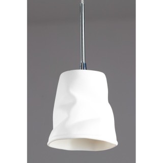 Suspension en Métal Chromé et Céramique Blanche ,9xG4 Max.20W,JOELLE,1870902
