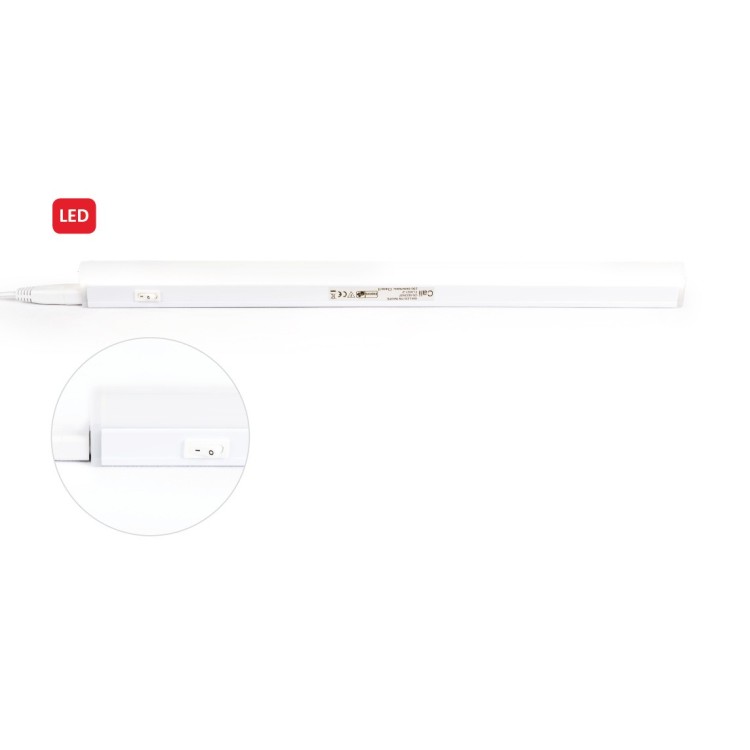 Extra slim LED kitchen light 550 lm - 4000K - interconnectable - 505 mm - plug connection - ON/OFF Extra slim LED kitchen light 550 lm - 4000K - interconnectable - 505 mm - plug connection - ON/OFF