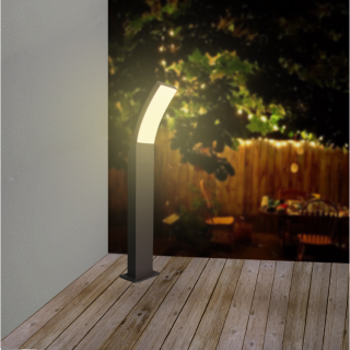 BORNE CURVE R 58cm 10W/1000lm/3000K/Anthracite