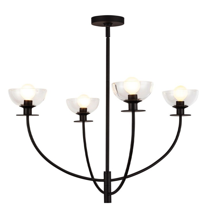 Alora Mood Sylvia Lustre 4 lumières Elstead Alora Mood Sylvia Lustre 4 lumières Elstead