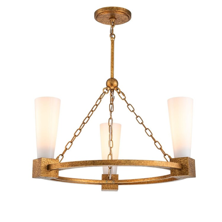 Elstead Kristy Lustre 3 lumières Elstead Lighting Elstead Kristy Lustre 3 lumières Elstead Lighting