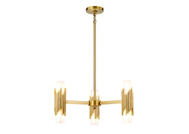 Elstead Marvele Lustre 6 Lumières - Laiton - Elstead