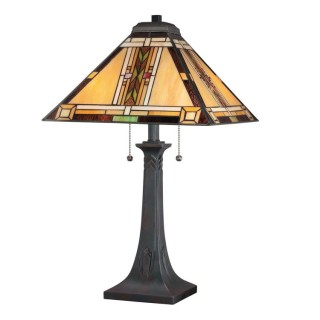 Quoizel Navajo Lampe Tiffany - Elstead Lighting