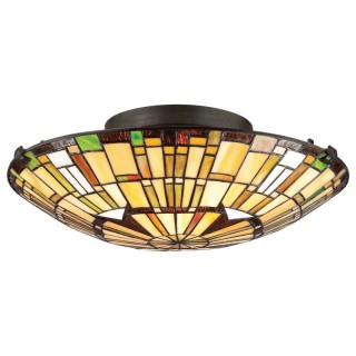 Quoizel Reed Plafonnier Tiffany Elstead Lighting