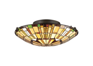 Quoizel Reed Plafonnier Tiffany Elstead Lighting