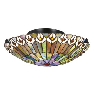 Quoizel Watkins Plafonnier Tiffany Elstead Lighting
