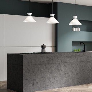 Alora Mood Halston Suspension, Luminaire, Elstead