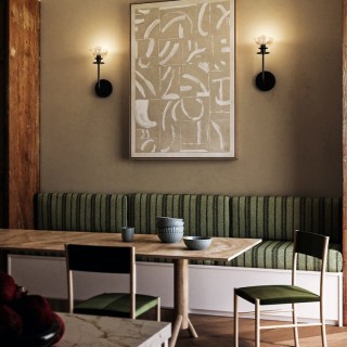 Alora Mood Sylvia Applique Murale Elstead Lighting