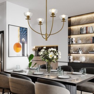 Alora Mood Sylvia Lustre Elstead Lighting