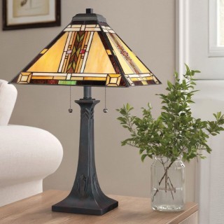 Quoizel Navajo Lampe Tiffany - Elstead Lighting