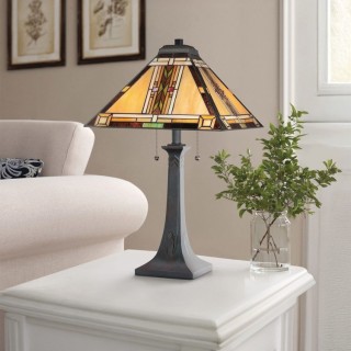 Quoizel Navajo Lampe Tiffany - Elstead Lighting