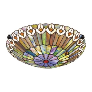 Quoizel Watkins Plafonnier Tiffany Elstead Lighting