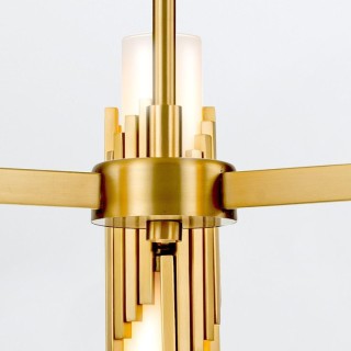 Elstead Marvele Lustre 6 Lumières - Laiton - Elstead