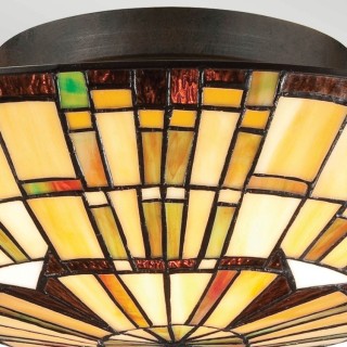 Quoizel Reed Plafonnier Tiffany Elstead Lighting
