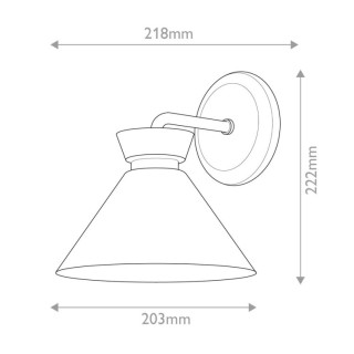 Alora Mood Halston Applique Murale Elstead Lighting