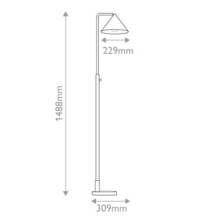Alora Mood Remyck Lampadaire Elstead Lighting