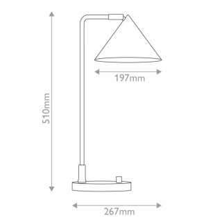 Alora Mood Remyck Lampe à poser Elstead Lighting