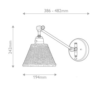 Hinkley Arti Applique Murale Elstead Lighting