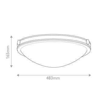 Collier Plafonnier Medium 3 Lumières Elstead Lighting