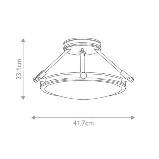 Collier Semi-Plafonnier Small - Elstead Lighting