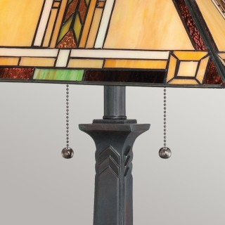 Quoizel Navajo Lampe Tiffany - Elstead Lighting