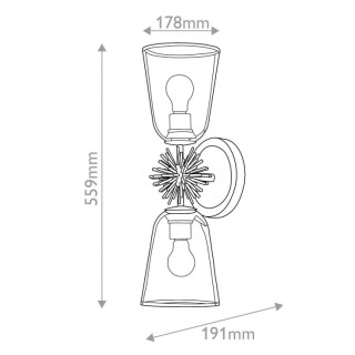 Elstead Staring Applique Murale Elstead Lighting