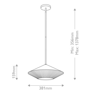 Alora Mood Daphne Suspension Elstead Lighting