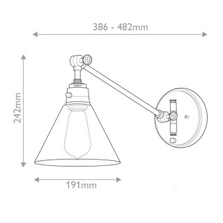 Hinkley Arti Applique Murale Elstead Lighting