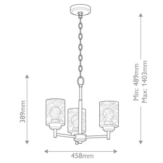 Kichler Winslow Lustre 3 lumières - Luminaire - Elstead