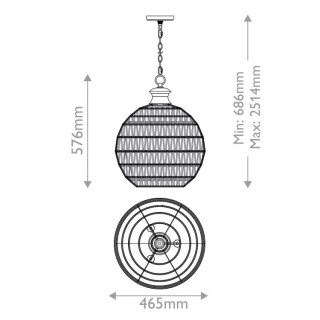Quoizel Casablanca Suspension Elstead Lighting
