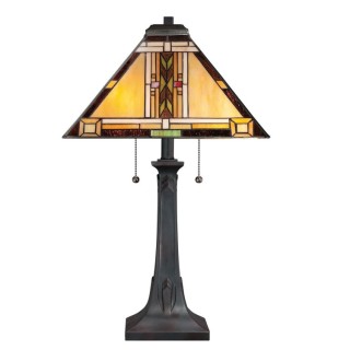 Quoizel Navajo Lampe Tiffany - Elstead Lighting