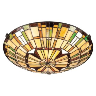 Quoizel Reed Plafonnier Tiffany Elstead Lighting