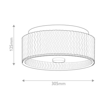 Hinkley Elle Plafonnier Elstead Lighting