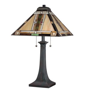 Quoizel Navajo Lampe Tiffany - Elstead Lighting