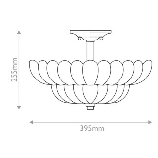 Quoizel Whitecap Semi-Plafonnier Elstead Lighting