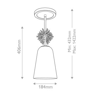 Elstead Staring Suspension - Luminaire Elstead