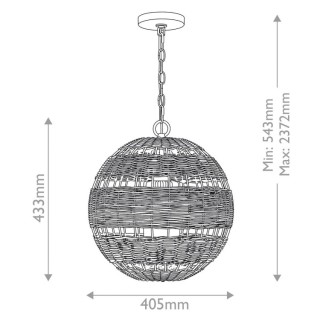 Quoizel Lindendale Suspension Elstead Lighting