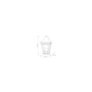 Hinkley Chapel Hill Demi lanterne Elstead Lighting