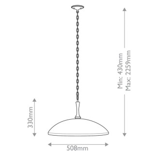 Kichler Delarosa Suspension 1 Lumière - Elstead