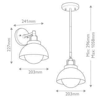 Niva Tripple Plafonnier Elstead Lighting