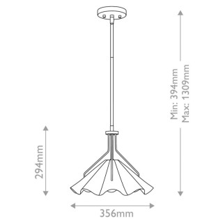 Quoizel Mejia Suspension, Luminaire, Elstead Lighting
