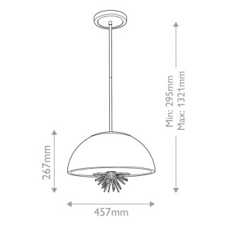 Elstead Staring Suspension 3 Lumières - Luminaire - Elstead