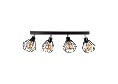 Limani Plafonnier 4xE27 Max.60W Métal Noir