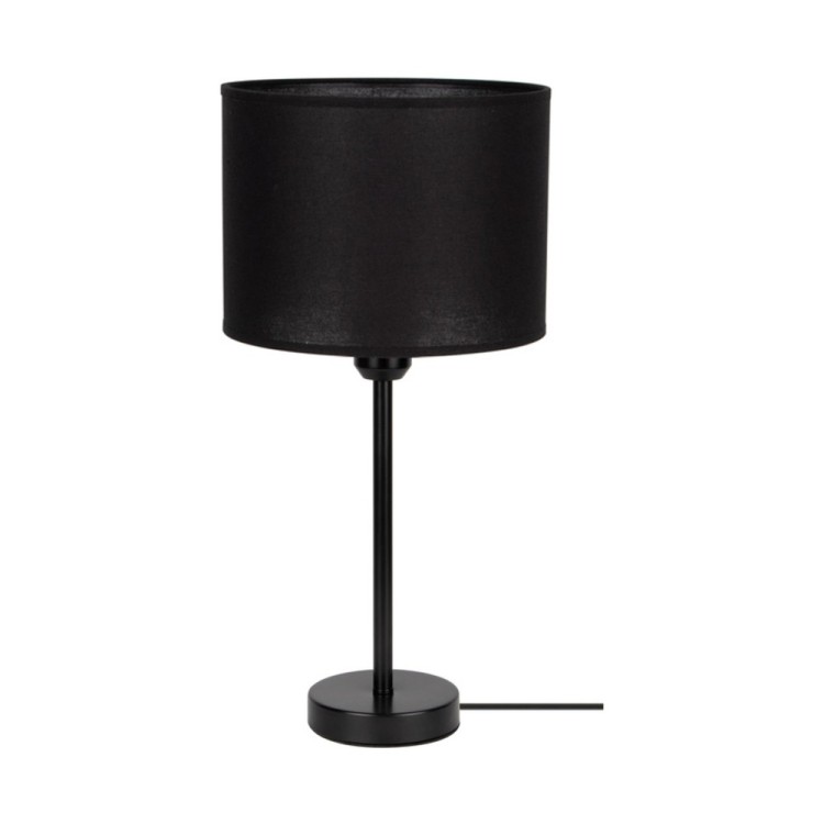 Tamara Lampe de Table 1xE27 40W Métal Noir/Tissu Noir Tamara Lampe de Table 1xE27 40W Métal Noir/Tissu Noir