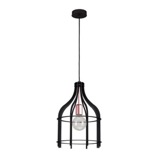 Riana Lampe Suspendue 1xE27 60W Métal Cuivré/Métal Graphite